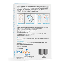 Hyalogic - Moisture Mask with Hyaluronic Acid - 4 pack