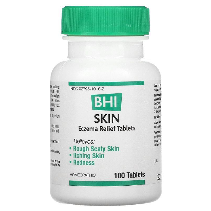 BHI Homeopathics Skin Eczema Relief 100 tabs