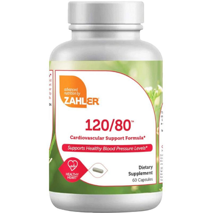Zahler 120/80 Blood Pressure 60 caps