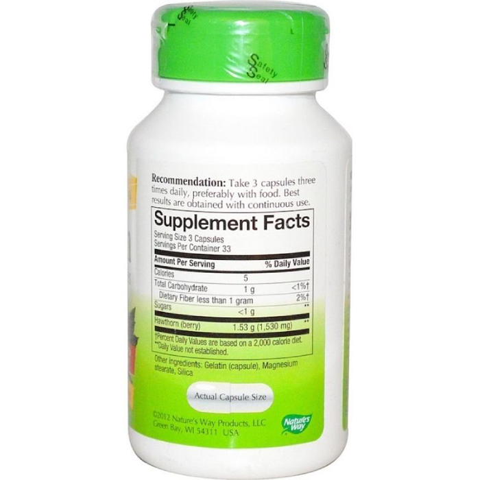 Nature's Way - Hawthorn Berries - 100 caps