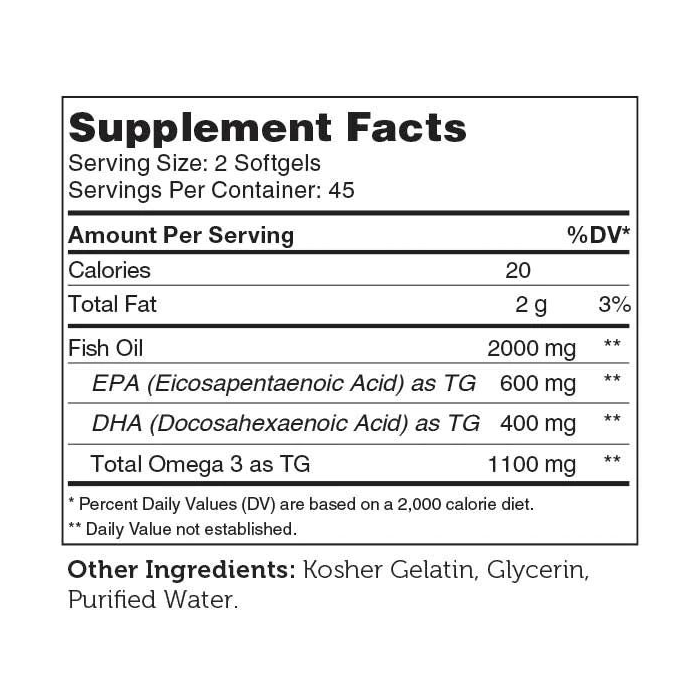Zahler - Omega 3 Platinum - 90 softgels