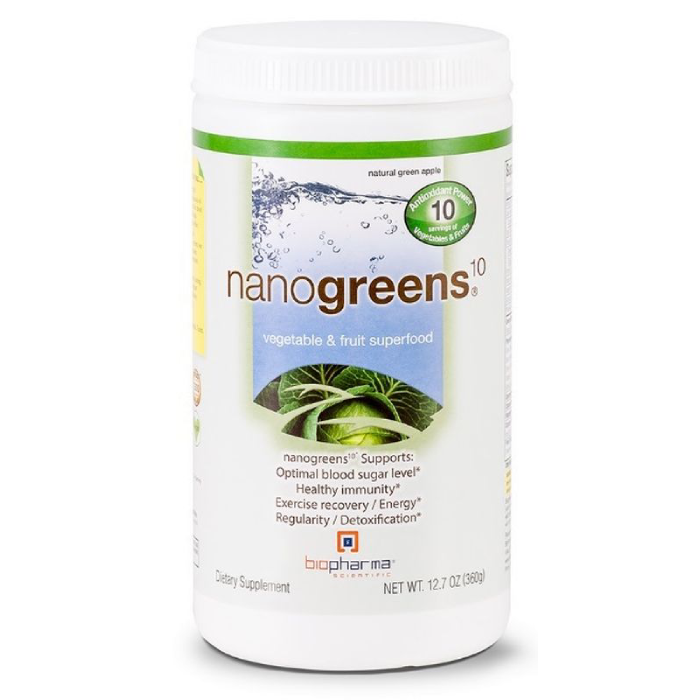 BioPharma Scientific Nanogreens 10 Green Apple 12.7 oz