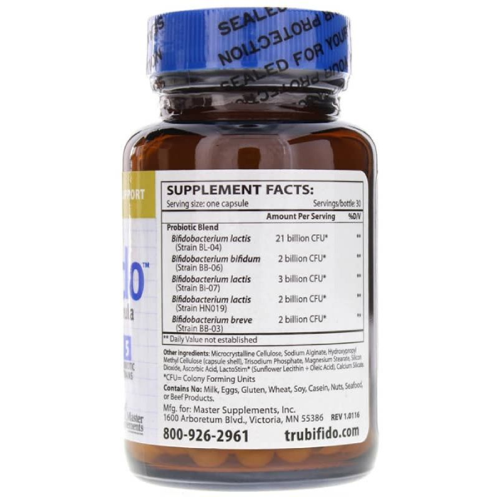 Master Supplements - TruBifido (Probotic Colon Formula) - 30 caps
