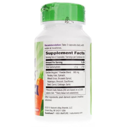 Nature's Way - Garden Veggies (12 veggie blend) - 60 vcaps