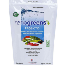 BioPharma Scientific Nanogreens 10 + Probiotic Green Apple 30 svgs