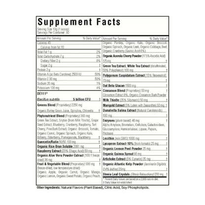 BioPharma Scientific - Nanogreens 10 + Probiotic Green Apple - 30 svgs