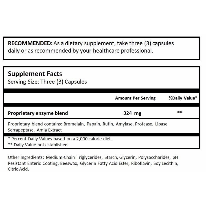 World Nutrition - Vitalzym Xe - 180 liquid caps