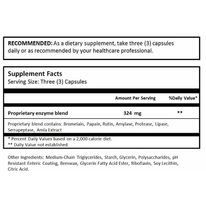 World Nutrition - Vitalzym Xe - 180 liquid caps
