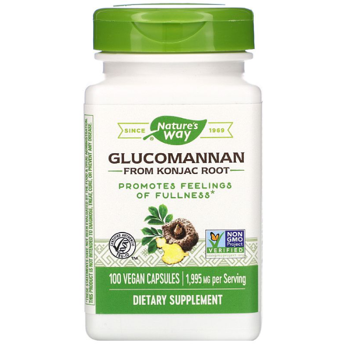 Nature's Way Glucomannan (Konjac Root) 1995 mg 100 caps