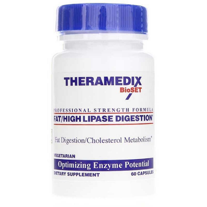 Theramedix BioSET Fat High Lipase Digestion 60 vcaps