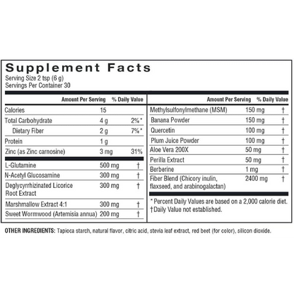 Barlean's Organic Oils - Intestinal Repair (Mixed Berry) - 6.35 grams