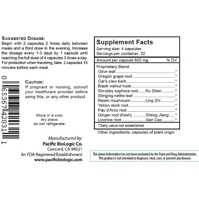 Pacific BioLogic - G.I. Tract: Detox-It - 90 caps