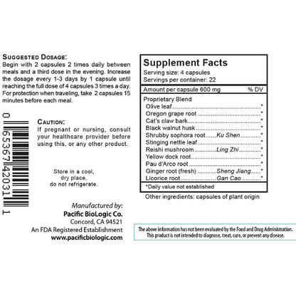 Pacific BioLogic - G.I. Tract: Detox-It - 90 caps