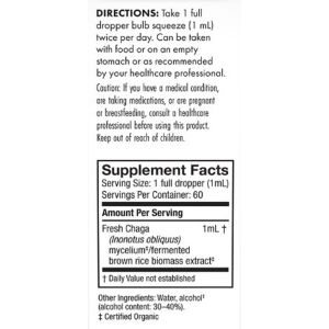 Host Defense Mushrooms - Chaga Extract - 2 oz