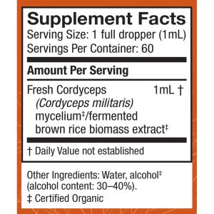 Host Defense Mushrooms - Cordyceps Extract - 2 oz