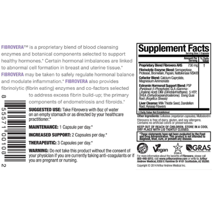 Arthur Andrew Medical - Fibrovera AHS - 90 caps