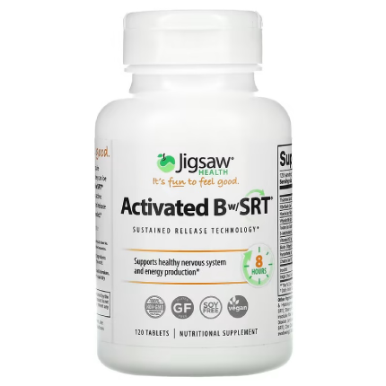 Jigsaw Health Activated B w/SRT 120 tabs