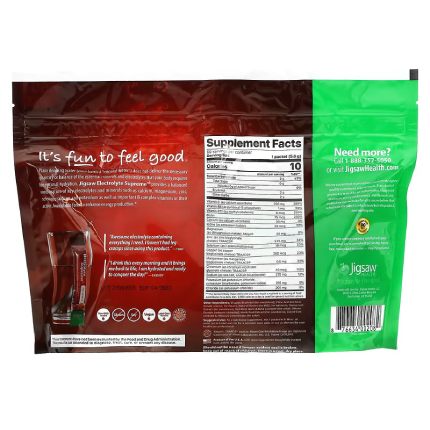 Jigsaw Health - Electrolyte Supreme Fruit Punch - 60 pkts