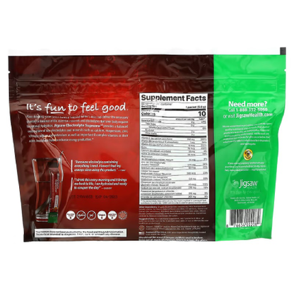 Jigsaw Health - Electrolyte Supreme Fruit Punch - 60 pkts