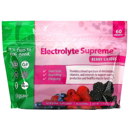 Jigsaw Health Electrolyte Supreme Berry-Licious 60 pkts