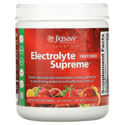 Jigsaw Health Electrolyte Supreme Fruit Punch 11.9 oz