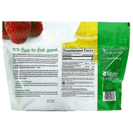 Jigsaw Health - MagSoothe Tart Raspberry Lemon - 60 pkts