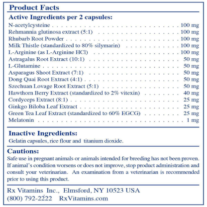 Rx Vitamins – RX Renal Canine -120 caps