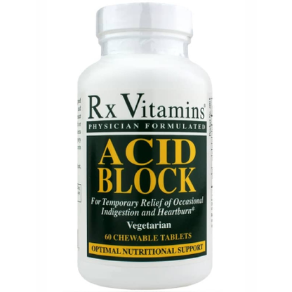 Rx Vitamins Acid Block 60 chews