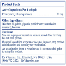 Rx Vitamins – CoQ10 - 30 gels