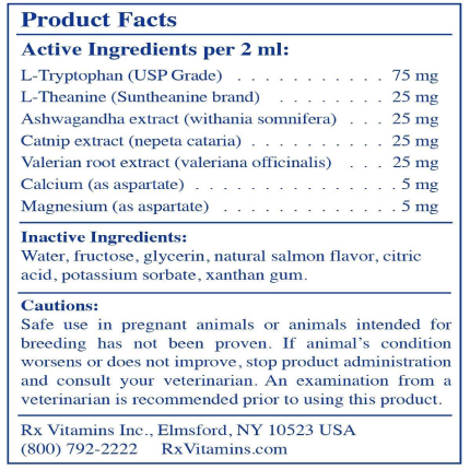 Rx Vitamins – Liquid Nutri clam - 4 oz
