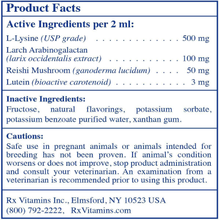 Rx Vitamins – Liquid immuno - 4 oz