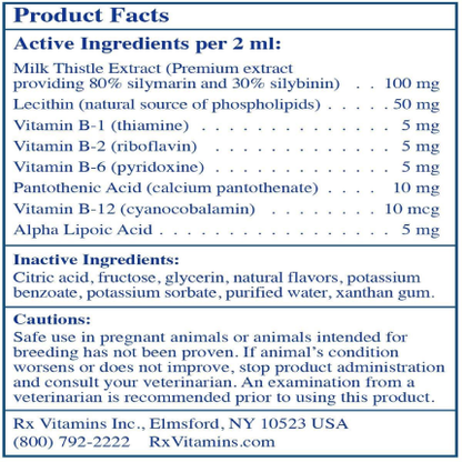 Rx Vitamins – Liquid Hepato - 4 oz