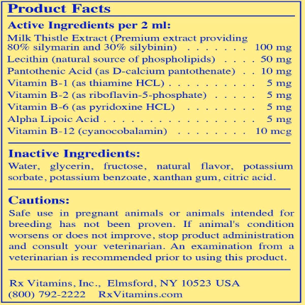 Rx Vitamins – Liquid Hepato - 4 oz