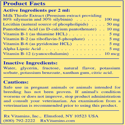Rx Vitamins – Liquid Hepato - 4 oz