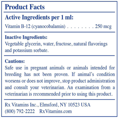 Rx Vitamins – Rx B12 - 4 oz