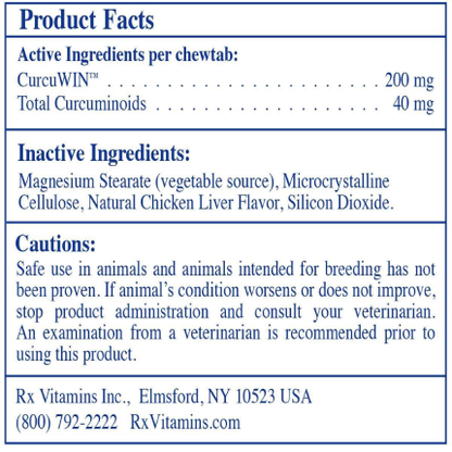Rx Vitamins – Rx CurcuWin - 90 tabs