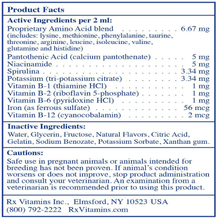 Rx Vitamins – Amino B-Plex - 4 oz