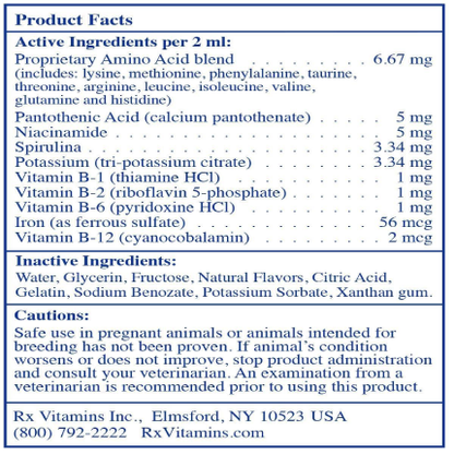 Rx Vitamins – Amino B-Plex - 4 oz