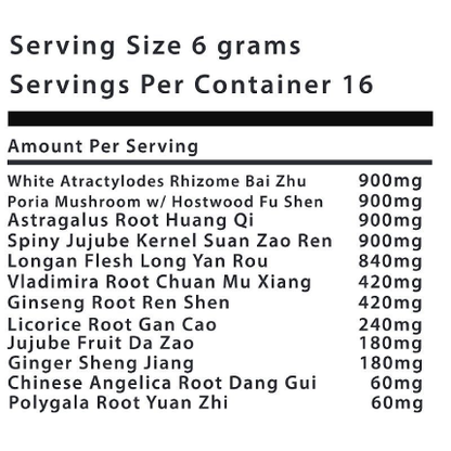 Treasure of the East - Gui Pi Tang (Earth Restoring Decoction) - 100 caps