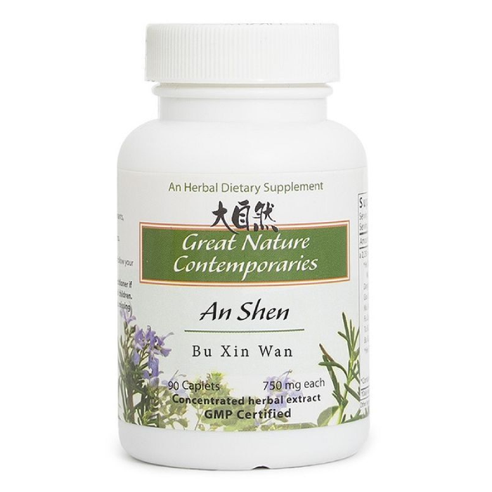 Great Nature by Blue Poppy An Shen Bu Xin Wan 90 caps