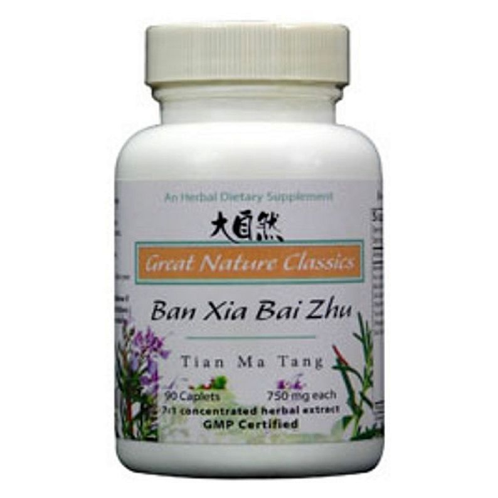 Great Nature by Blue Poppy Ban Xia Bai Zhu Tian Ma Tang 90 caps