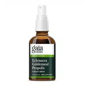 Gaia Herbs Echinacea Goldenseal Propolis Throat Spray