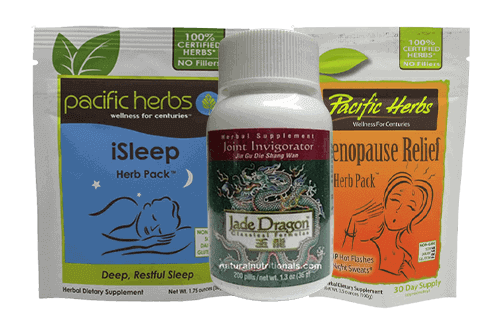 Pacifica Herbs iSleep herbal sleep aid, and menopause relief herbal pack with natural ingredients in eco-friendly packaging for holistic wellness.